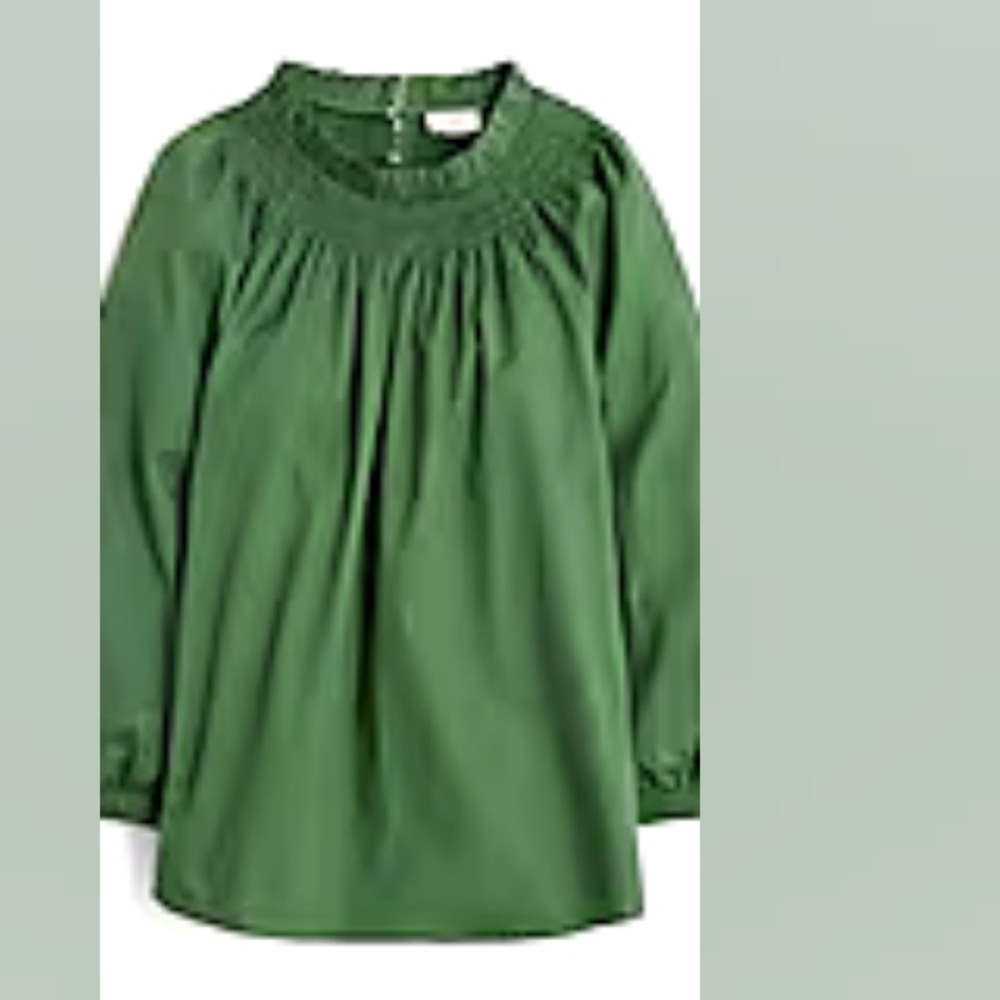 J crew factory smock neck